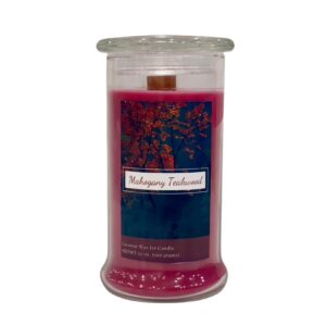 Mahogany Teakwood Jar Candle – 20 oz