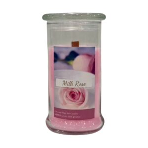 Milk Rose Jar Candle – 20 oz