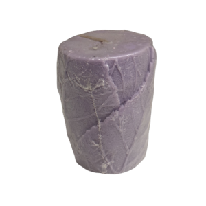 Lavender Leaf Pillar – FLower Imprint Candle