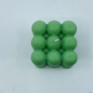 Green Bubble – Rubiks Cube Candle